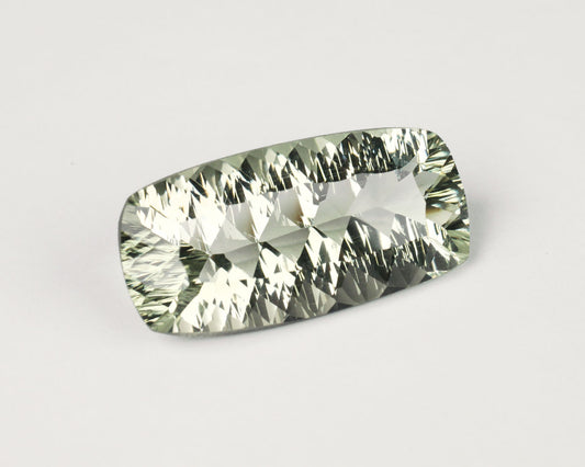 Prasiolite Concave rounded rectangle 25mm 16 ct