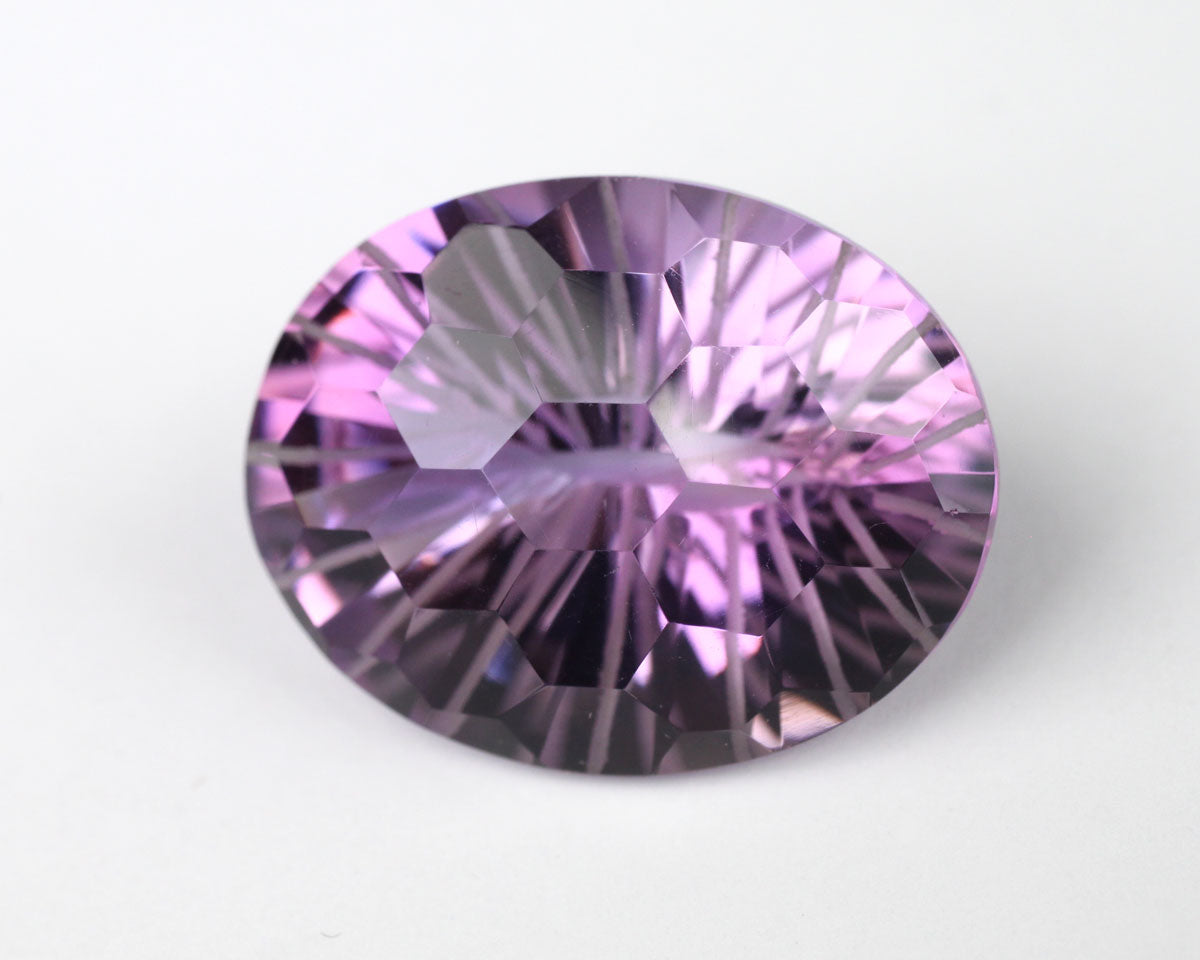 Store Amethyst rund facettiert 15mm 11,1ct (Nr.448)