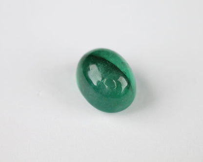 Cabochon cut Shakiso Emerald oval 8x6mm 2.18 ct